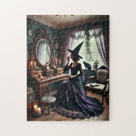 Vintage Hexerei Verzauberung Gotik Makeup Time Puzzle