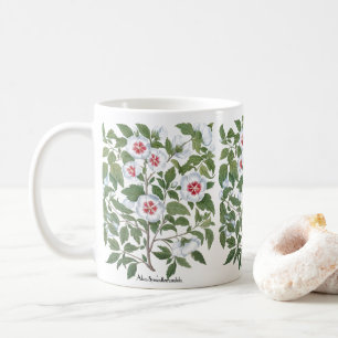Vintage Hibiskusblüten von Basilius Besler Tasse