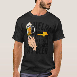 Vintage Hilfe ich bin gestürzt und komme nicht an T-Shirt