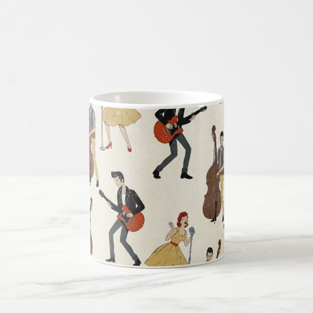 Vintage Hillbill Rockers Kaffeetasse (Mittel)