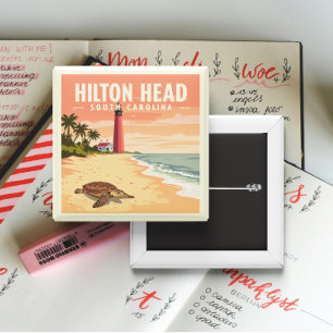 Vintage Hilton Head South Carolina Button