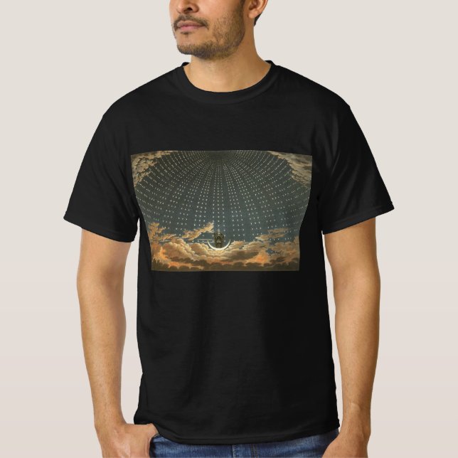 Vintage Himmelsastronomie, Königin der Nacht T-Shirt (Vorderseite)