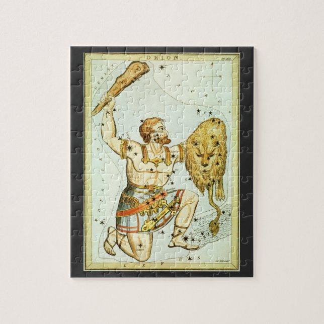 Vintage Himmelsastronomie, Orion-Konstellation Puzzle (Vertikal)