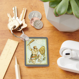 Vintage Himmelsastronomie, Orion-Konstellation Schlüsselanhänger