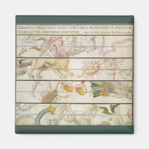 Vintage-Himmelsatlas, Astronomie von John Seller Magnet