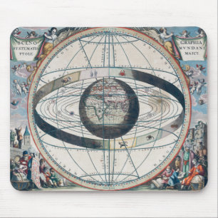Vintage Himmelskarte astrologische Zodiac-Karte Mousepad