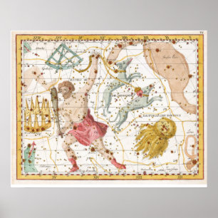 Vintage Himmelskonstellation Poster