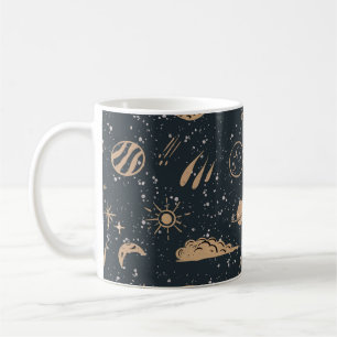 Vintage-Himmelsmuster Kaffeetasse