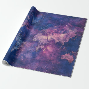 Vintage Himmelsweltkarte (10) Geschenkpapier