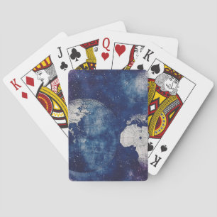 Vintage Himmelsweltkarte (2) Spielkarten