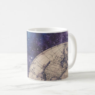 Vintage Himmelsweltkarte (3) Kaffeetasse