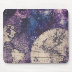 Vintage Himmelsweltkarte (3) Mousepad