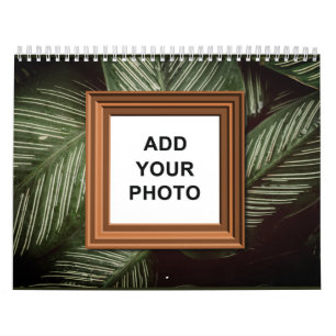 Vintage-Hintergrund 2025 Fügen Sie Ihre Fotos Farb Kalender