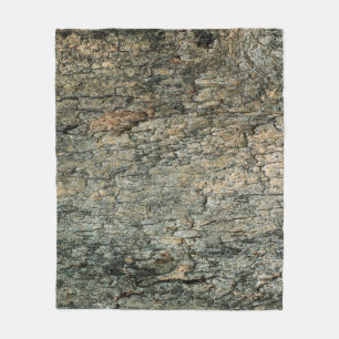 Vintage-Hintergrund aus Baumrinde, abstrakt, grafi Fleecedecke