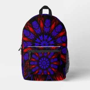 Vintage Hintergrundfarbe Bedruckter Rucksack