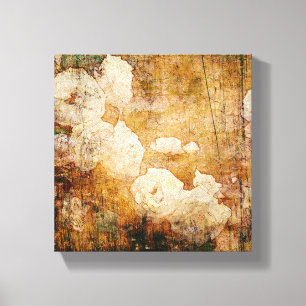 Vintage Hintergrundmit blumenbeschaffenheit Kunst Leinwanddruck