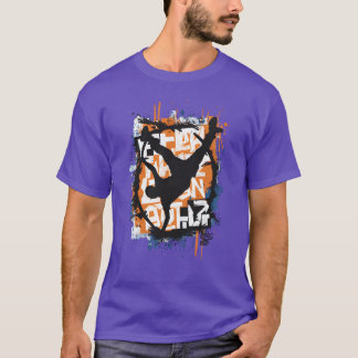 Vintage Hip Hop RapperInspirierte urbane Kunst lus T-Shirt