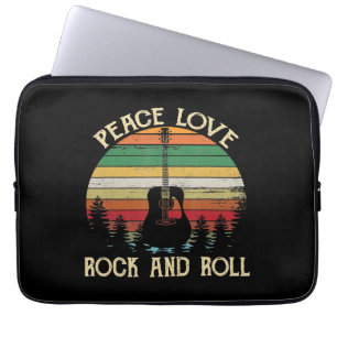Vintage Hippie Van Blume Bus Liebe Frieden Laptopschutzhülle