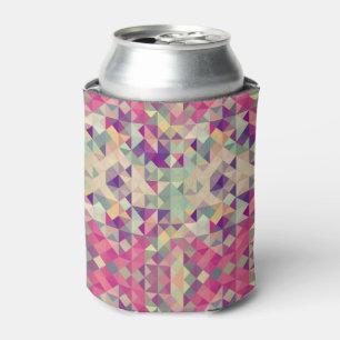 Vintage Hipster-geometrisches Muster Dosenkühler