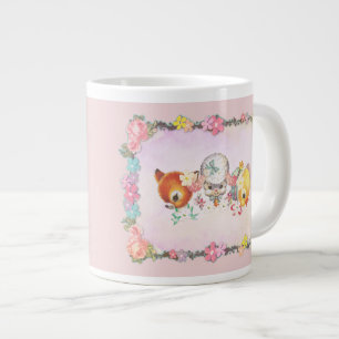 vintage Hirsch , Ente , Lamm Jumbo-Mug Jumbo-Tasse
