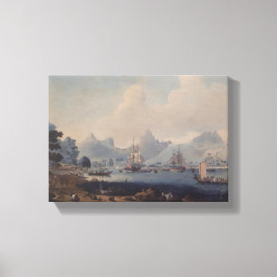 Vintage HMS-Lösung und -Erkennung in Morea Leinwanddruck