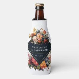 Vintage Hochzeit cooler, eleganter Retro-Rahmen Flaschenkühler