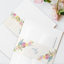 Vintage Hochzeit des blauen Wappen Einladungsbanderole