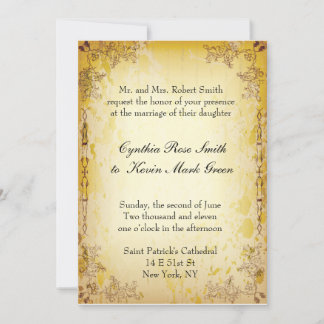 Vintage Hochzeit Einladung