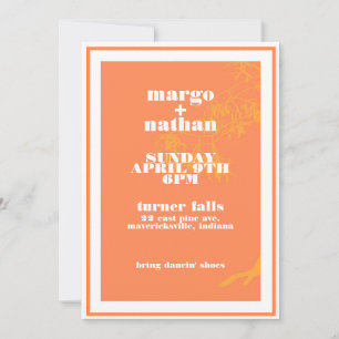 Vintage Hochzeit Einladung