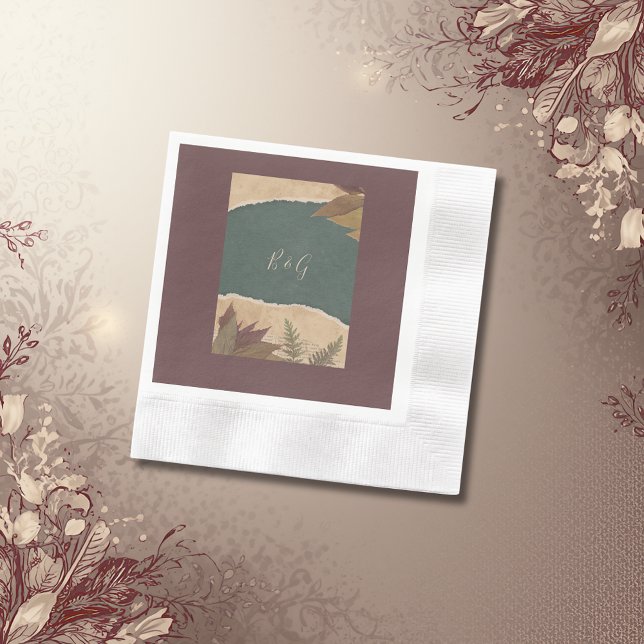 Vintage Hochzeit im boho-Stil Serviette (Von Creator hochgeladen)