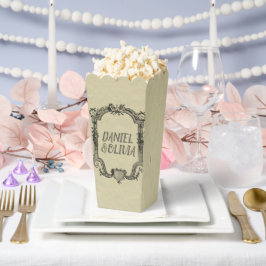 Vintage Hochzeit in grüner Schwarz Geschenkschachtel