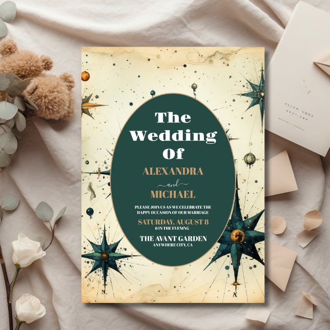 Vintage Hochzeit mit Wasserfarben (Von Creator hochgeladen)