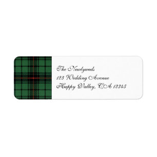 Vintage-Hochzeit, moderner Tartan-Davidson-Stil