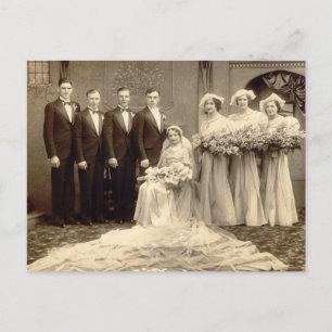 Vintage Hochzeiten (9) Postkarte