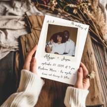 Vintage-Hochzeitsfoto mit handgeschriebenem Monogr