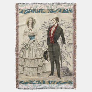 Vintage- Hochzeitsillustration aus dem viktorianis Decke