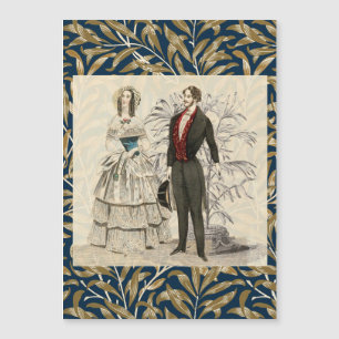 Vintage- Hochzeitsillustration aus dem viktorianis Magnetkarte