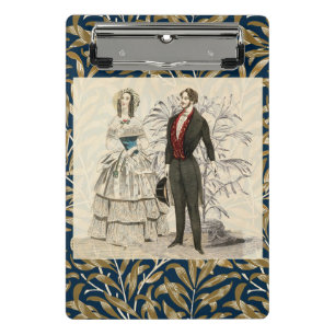 Vintage- Hochzeitsillustration aus dem viktorianis Mini Klemmbrett