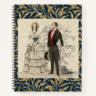 Vintage- Hochzeitsillustration aus dem viktorianis Notizbuch