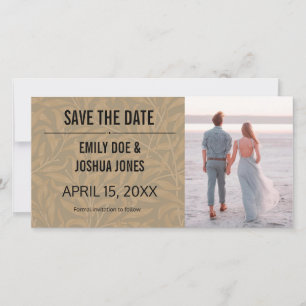 Vintage- Hochzeitsillustration aus dem viktorianis Save The Date