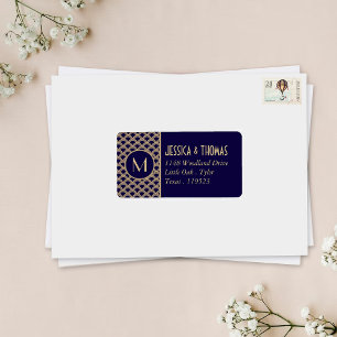 Vintage Hochzeitskollektion Art Déco Gatsby von 19 Adressaufkleber