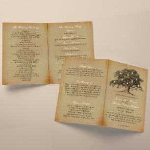 Vintage Hochzeitskollektion aus Altem Eichenbaum -