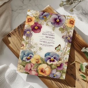 Vintage-Hochzeitskunst Nouveau von Mucha Einladung