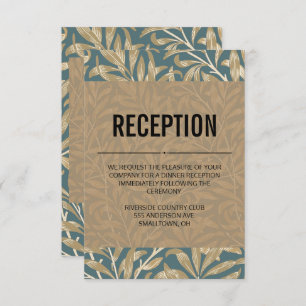 Vintage Hochzeitskunst von 1844 Einladung