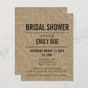 Vintage Hochzeitskunst von 1844 Einladung