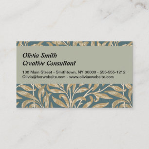 Vintage Hochzeitskunst von 1844 Visitenkarte