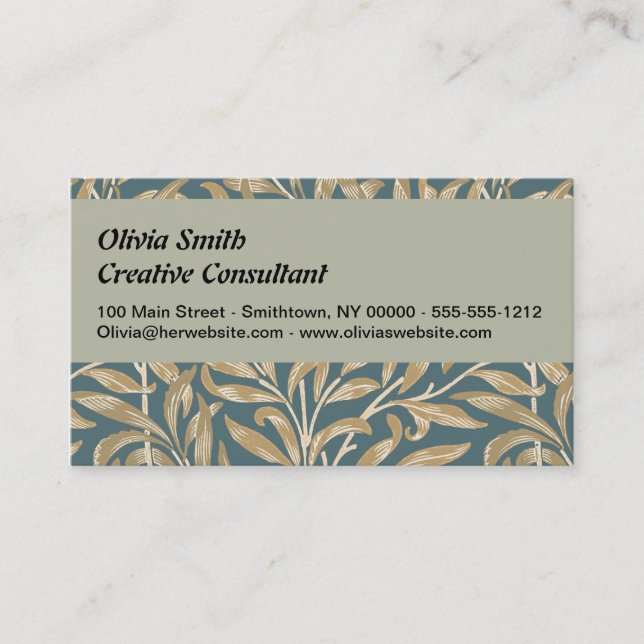 Vintage Hochzeitskunst von 1844 Visitenkarte (Vorderseite)