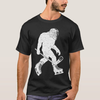 Vintage-Hockey-Sasquatch-Eishockey-Sport-lustiger  T-Shirt