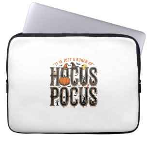 Vintage-Hocus-Pocus-Halloween-Kürbis-Shirt-Design Laptopschutzhülle