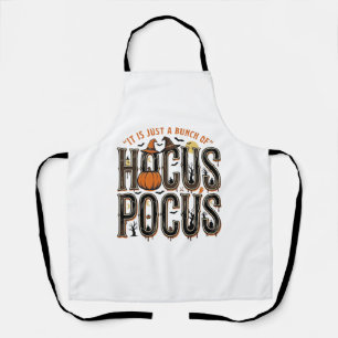 Vintage-Hocus-Pocus-Halloween-Kürbis-Shirt-Design Schürze